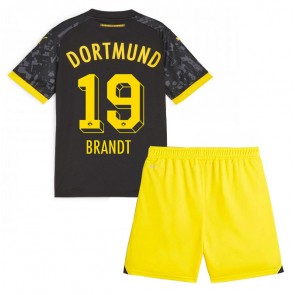 Borussia Dortmund Julian Brandt #19 Gostujuci Dres za Dječji 2023-24 Kratak Rukavima (+ kratke hlače)